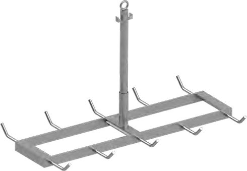 Pendolón rectangular fijo