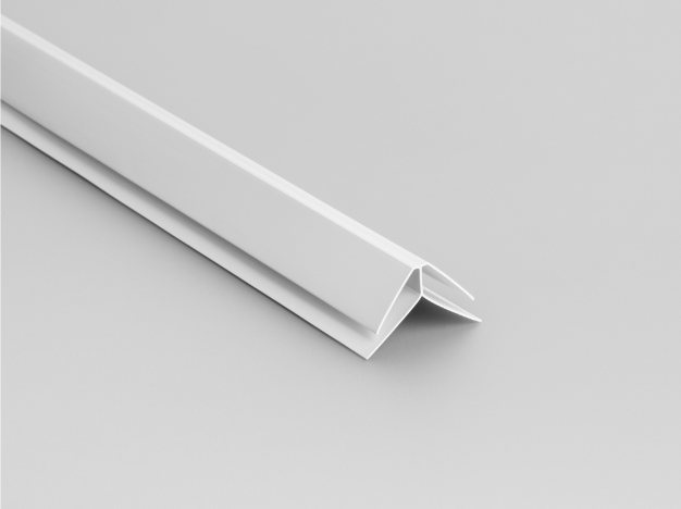 Cantonera exterior curva PVC blanco