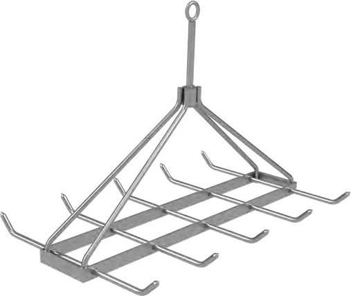 Pendolón rectangular abatible