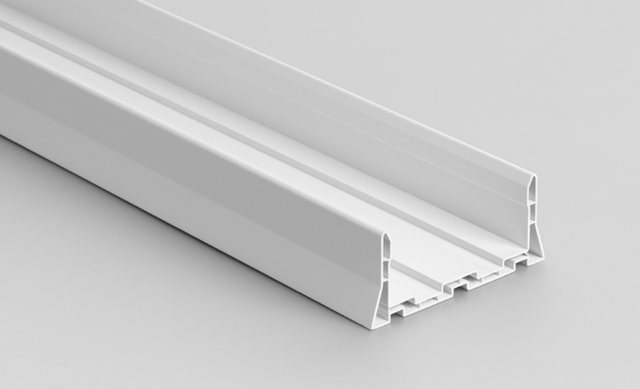 Perfil base 100 mm (alto 45 × ancho 125 mm)