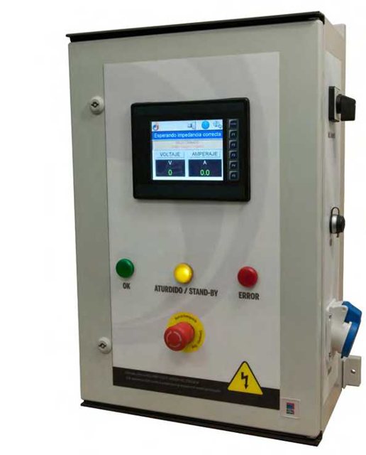 Equipo de aturdido eléctrico