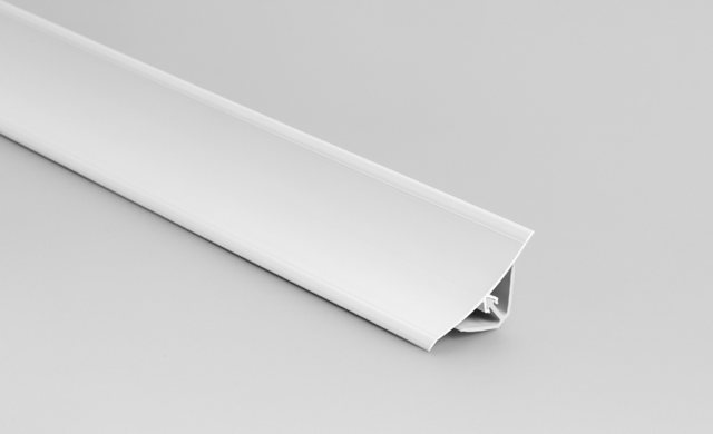 Perfil sanitario 60 mm con soporte 25 × 25 mm